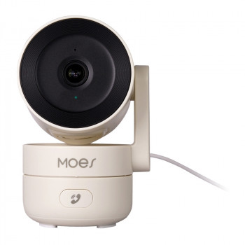 MOES WCM-P52P kamera wewnętrzna PTZ 4 MP, dwuzakresowe Wi-Fi i zasilanie USB