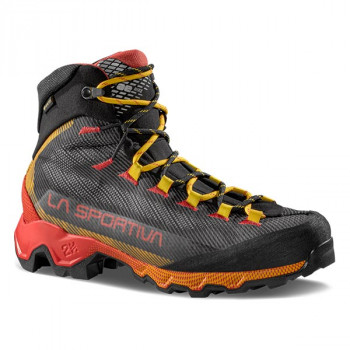 La Sportiva Aequilibrium Hike GTX buty trekkingowe, Carbon/Yellow, EU 44,5