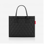 reisenthel daily shopper DN7059 torba na zakupy, 14 l, czarna w romby
